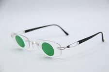 SILHOUETTE 6708 00 6050 SILVER BLACK AUTHENTIC FRAMES EYEGLASSES 51-19