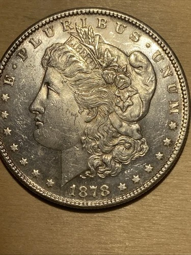 1878-S Silver Morgan Dollar Brilliant Xf Details  Check The Pictures