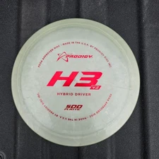 Prodigy Discs 500 H3 Gray White Red Foil Hybrid Driver Golf Disc