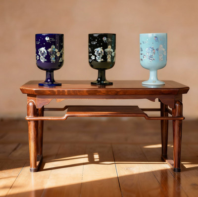 Cookie Run Collaboration Korean Mother-of-Pearl Glass Cup