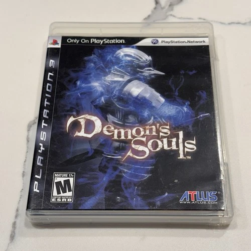 Demon's Souls (PS3, 2009 ATLUS) VGC Complete CIB Manual FREE SHIPPING