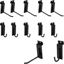 Slatwall Accessories 10 Pcs Slatwall Hook Slat Wall Hanging Hook Garage Accessor