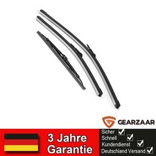 Scheibenwischer Komplett Set Ersatz für AUDI A3 Sportback 8PA 2004-13 3x Schwarz
