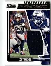 Panini Score NFL 2022 No. FF11 Sony Michel Freshman Flashbacks Patch
