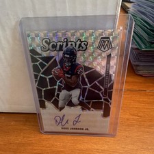 Duke Johnson Jr. 2020 Panini Mosaic Scripts Autograph #S51 Houston Texans NFL