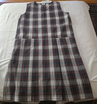 Parker School Girls Jumper Size 16 1/2 Plaid NEW