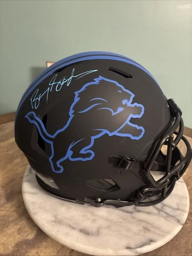 Barry Sanders Signed Helmet