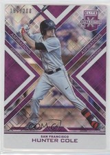2016 Panini Elite Extra Edition Aspirations Purple 157/200 Hunter Cole #141 0ne3