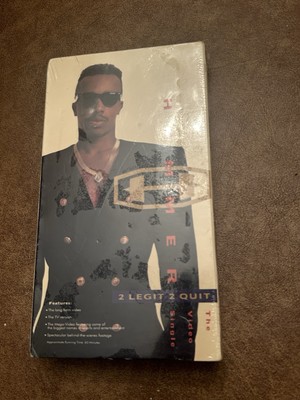 NEW Hammer - 2 Legit 2 Quit VHS (1991, Capitol Video) SEALED Rare Hip Hop Pop