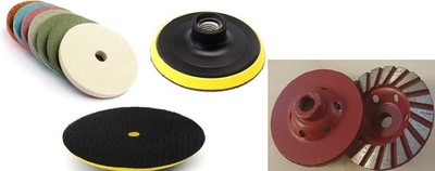Surface Leveling & Polishing Diamond Cup Wheel Set marble granite buffing
