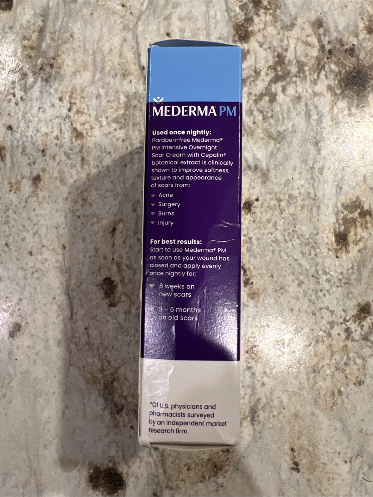 Mederma PM Intensive Overnight Scar Cream - 1oz Exp 2027+