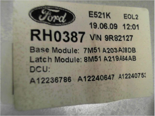 Mecanisme + moteur lève-glace avant droit occasion FORD FOCUS II Phase 2 - 1.6 T - Photo 2/4