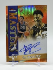 2025-26 Topps Finest Ace Bailey Masters Auto /25 True Orange On-Card Utah Jazz