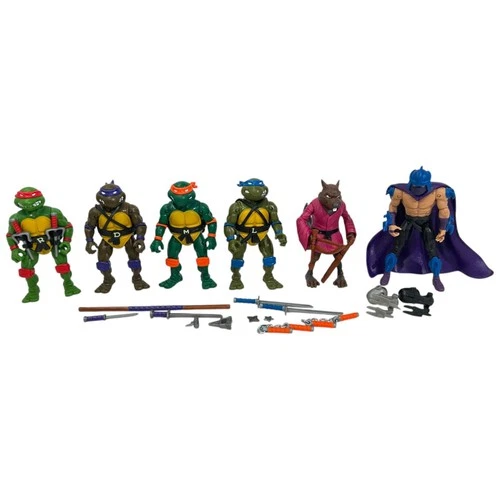 Teenage Mutant Ninja Turtles 1988 Remastered Figure 6 Pack Shredder Splinter