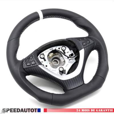 Abgeflacht Lederlenkrad für BMW X5 E70 E71 Steering Wheel mit BLENDE
