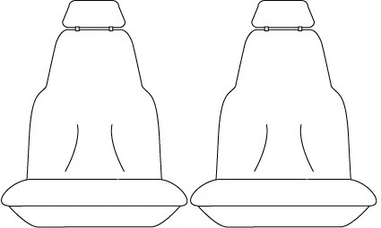 For Hyundai Tucson TL TLE 2015-2021 Neoprene FRONT Seat Covers Waterproof Car - Picture 2 of 13