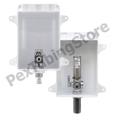 Sioux Chief Ox Box Icemaker Outlet Box for 1/2'' PEX or MPT. Lead-Free.
