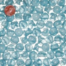 Marbles 5/8" Cats eye light Blue 2 pound lot Marble King
