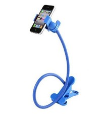 Universal Flexible Long Arm Mobile Phone Holder - Blue