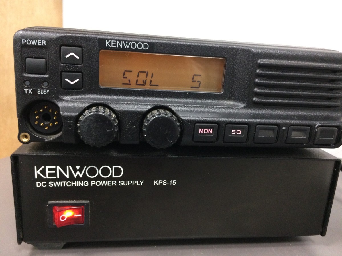 KENWOOD コンポ KENWOOD TK-890 UHF 450-490 MHz, 40W, 160 CH, Power Supply KPS-15