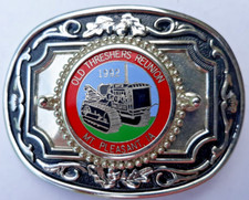 belt buckle 1992 Midwest Old Threshers Reunion Mt. Pleasant IA...3.75" silver