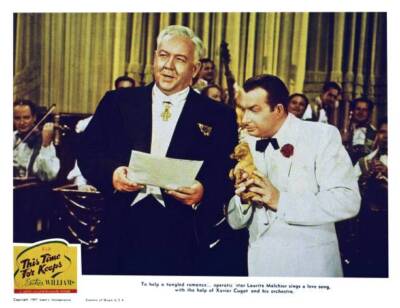 This Time For Keeps Lobby Card Lauritz Melchior Xavier Cugat 1947 Old Photo