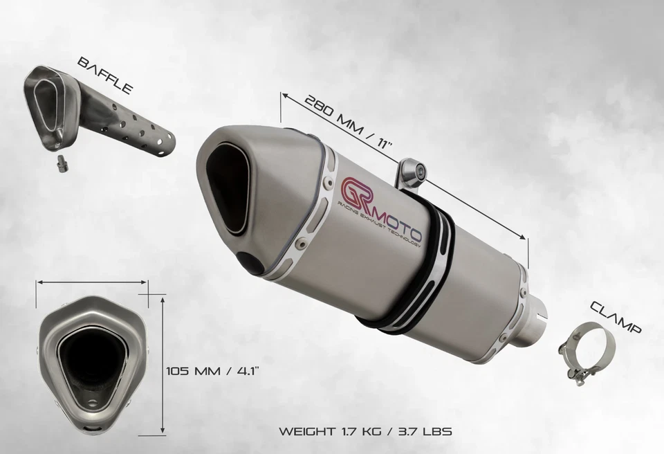 排气适用于 BRP 罐 AM SPYDER RS 2013 - 2016 GRmoto 钛 — 第 4/4 张图片