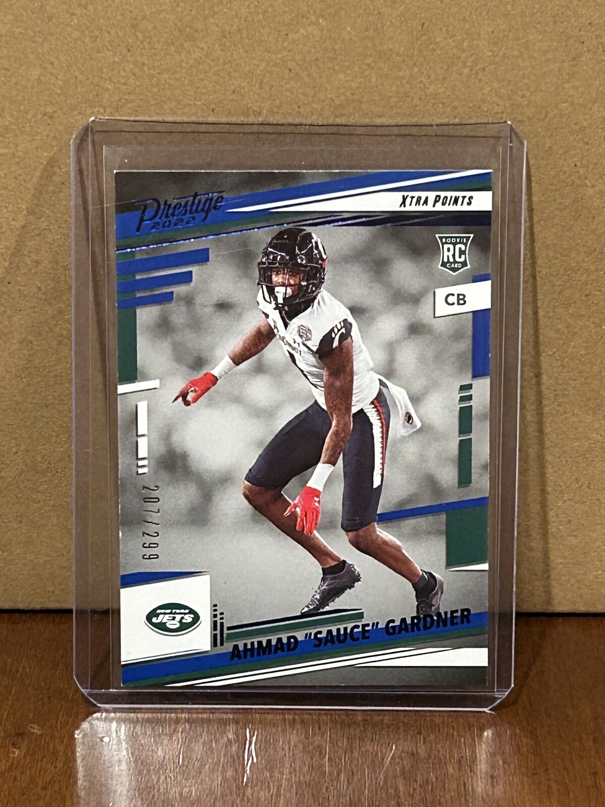 2022 Panini Prestige Xtra Points Blue Ahmad Gardner #378 Rookie RC /299