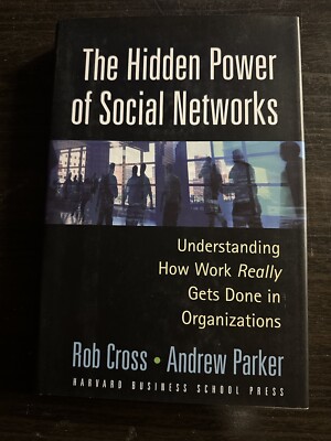 Vintage 2004 The Hidden Power Of Social Networks Leadership Hardcover Book