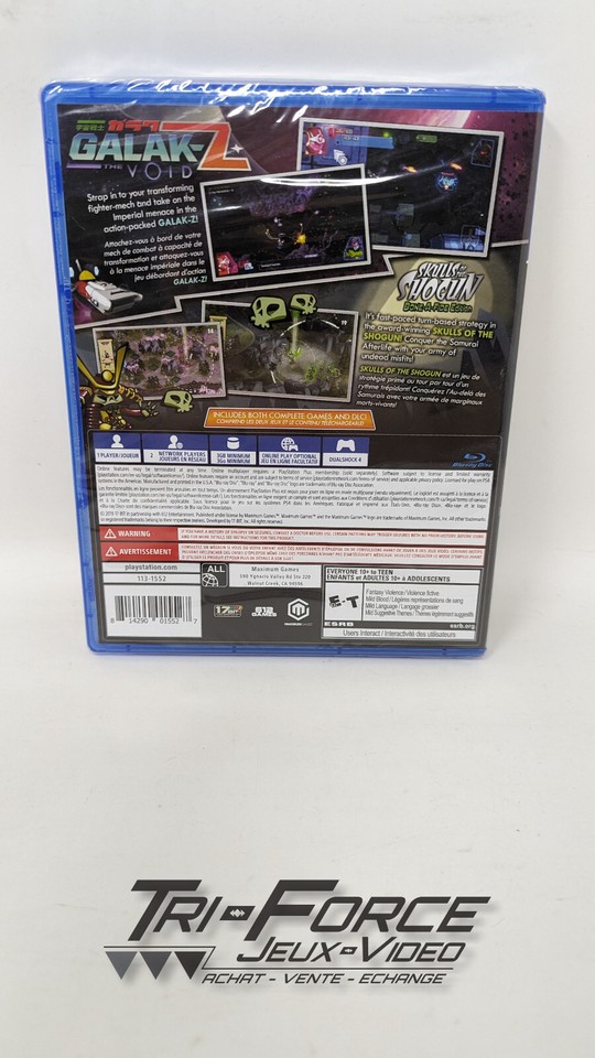 Pack Galak-Z The Void + Skulls Of The Shogun Sur PS4 – Neuf Sous Blister, VF, Platinum Pack
