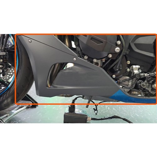 For Kawasaki ZX6R Dry Carbon Fiber Motorcycle Lower Diversion Plate Replace Trim - Picture 4 of 10
