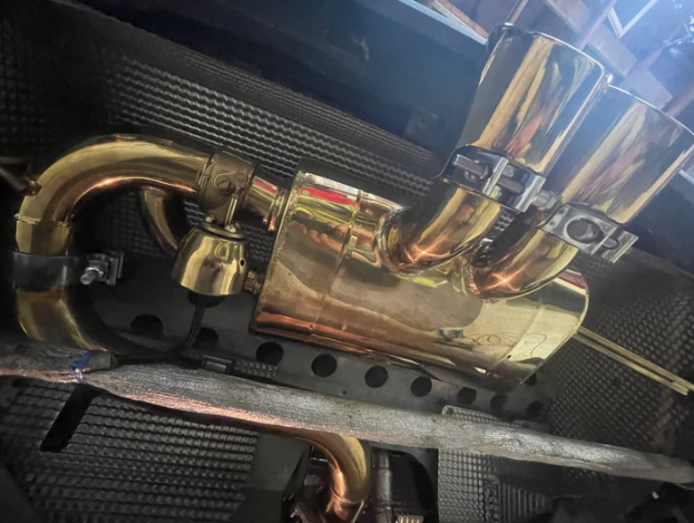 Valvetronic Designs Gold Valved Catback Exhaust For 2010-2020 Lotus Evora 3.5L