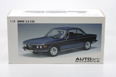 AUTOart Millennium 1/18 BMW E9 3.0 CSi (Metallic Blue) #70672 | eBay