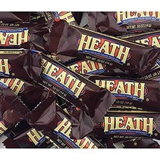 English TOFFEE HEATH MILK CHOCOLATE Candy Bars, FUN SIZE IN POUNDS BAG PICK NOW 