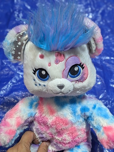 Build A Bear We Wear Cute Pink Purple Blue Silver 18" Plush 2020 - Picture 9 of 9