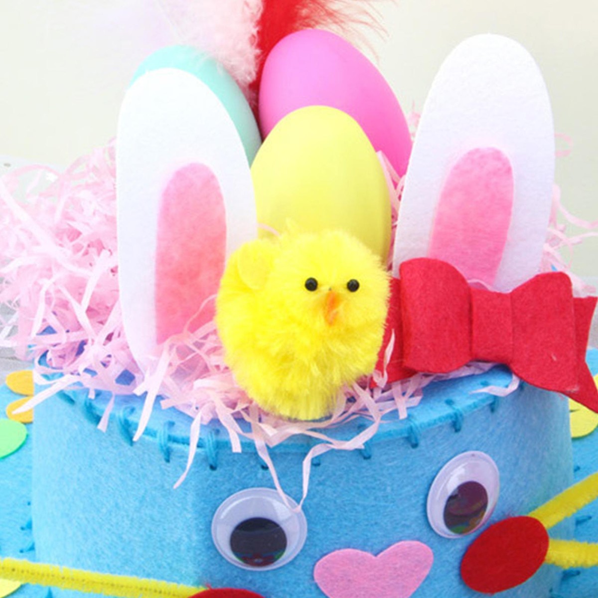 Diy Easter Egg Funny Easter Hats 2x Children DIY Easter Hat