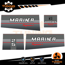 Kit Adesivi Motore Marino Fuoribordo Mariner 25 cv Four Stroke Magnum