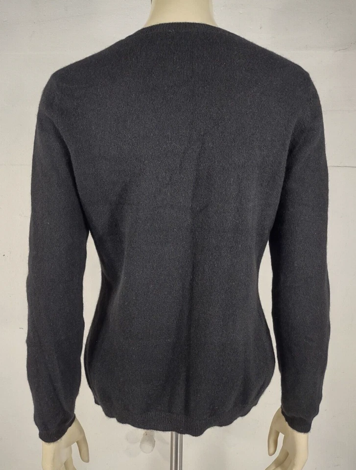 Country Shop black 100% Cashmere crew neck sweater womens Medium - Image 4 of 4