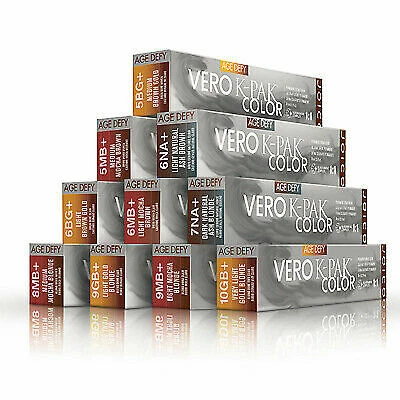 Color de cabello crema permanente Joico Vero K-Pak Age Defy, 2,5 fl oz (elige el tuyo) Foto 4 de 4