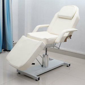 Details About Salon Leather Massage Chair Bed Medical Beauty Hydraulic Adjustable Swivel Couch
