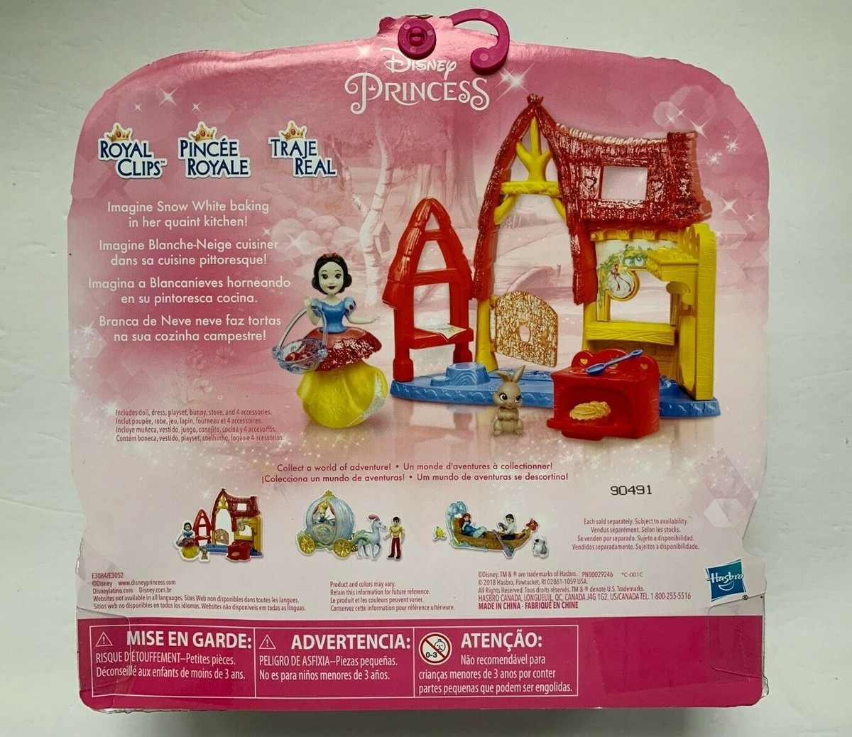NIP Disney Princess Snow White Cottage Kitchen Play Set w