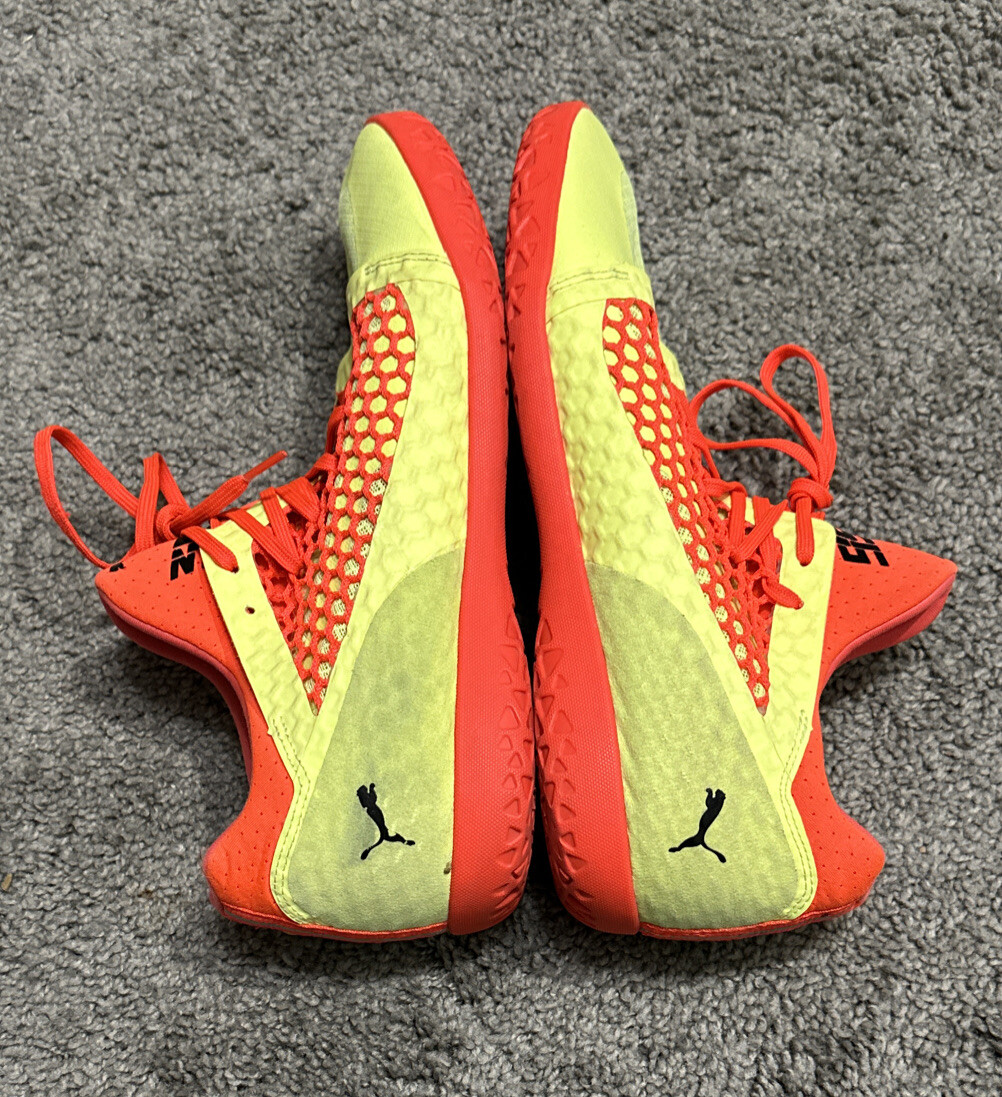 PUMA 365 Netfit CT Soccer Sneakers Fizzy Yellow-red Blast-Puma Black Men’s 11.5 thumbnail 5