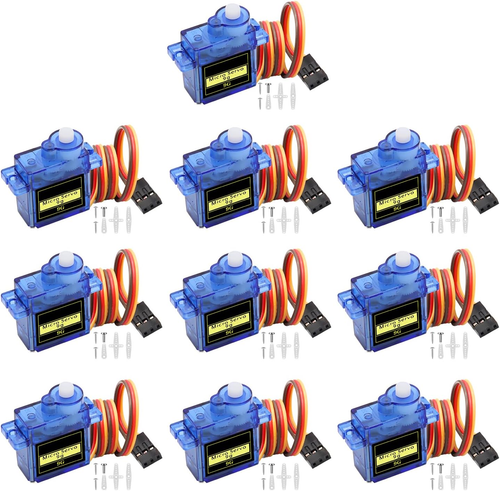SG90 Micro Servo 9G Servo Kit 10 Pcs SG90 Servo Motor 9G Mini Servo RC Servo fo