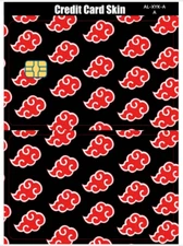 Naruto Shippuden Akatsuki Cloud Credit Card Smart Sticker Skin Small Chip Debit