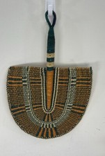 Hand Woven Bolga African Straw Fan