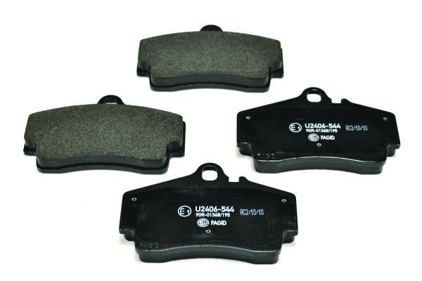 Hella 8DB 355 018-481 Bremsbelagsatz, Scheibenbremse FüR Porsche-image
