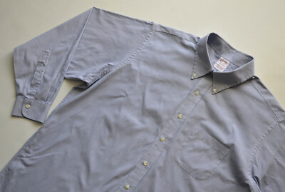 BROOKS BROTHERS Men's Shirt Herren Hemd Gr. 17 1/2-35 Big Size Gestreift/Striped