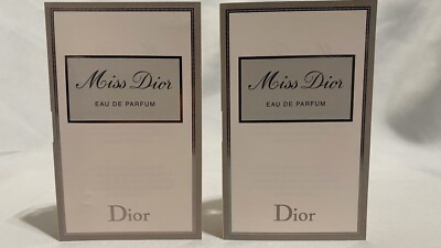 Lot Of 2 MISS DIOR Eau De Parfum Spray Vial 1ml Each ( Total 2ml )