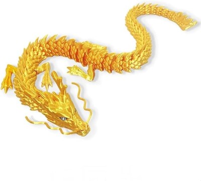 3D Printed 32 inch, Articulating Fidget Dragon - buy 1 get 1 free