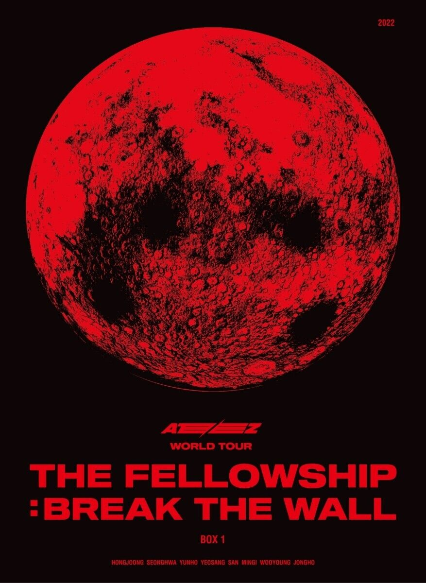 New ATEEZ WORLD TOUR [THE FELLOWSHIP : BREAK THE WALL] BOX 1
